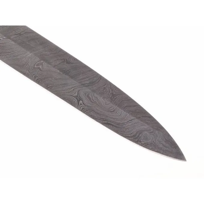 Germanische Seaxklinge Breit, Damaskus 2 Germanische Seaxklinge Breit, Damaskus – Bild 2