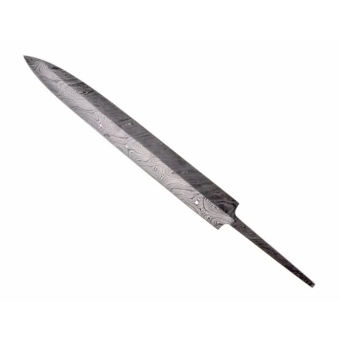 Germanische Seaxklinge Breit, Damaskus 1 Germanische Seaxklinge Breit, Damaskus