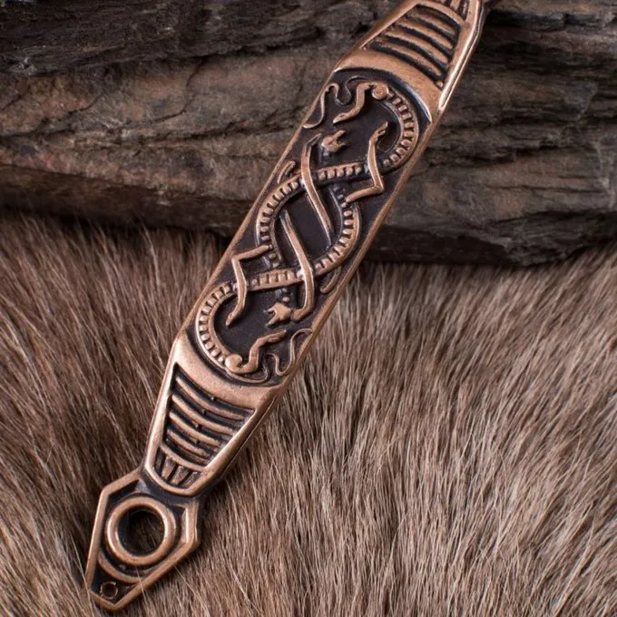 Deepeeka Gürtelschlaufe Mit Schlangen Für Schwertscheide 2 Deepeeka Gürtelschlaufe Mit Schlangen Für Schwertscheide – Bild 2