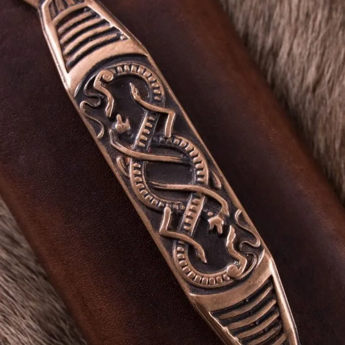 Deepeeka Gürtelschlaufe Mit Schlangen Für Schwertscheide 3 Deepeeka Gürtelschlaufe Mit Schlangen Für Schwertscheide – Bild 3