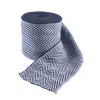 Herringbone Motiv Stoff Blau, 10 Cm Breit, Je 7 Meter