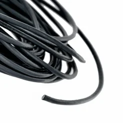 Lederband Schwarz 1 Mm X 1 M