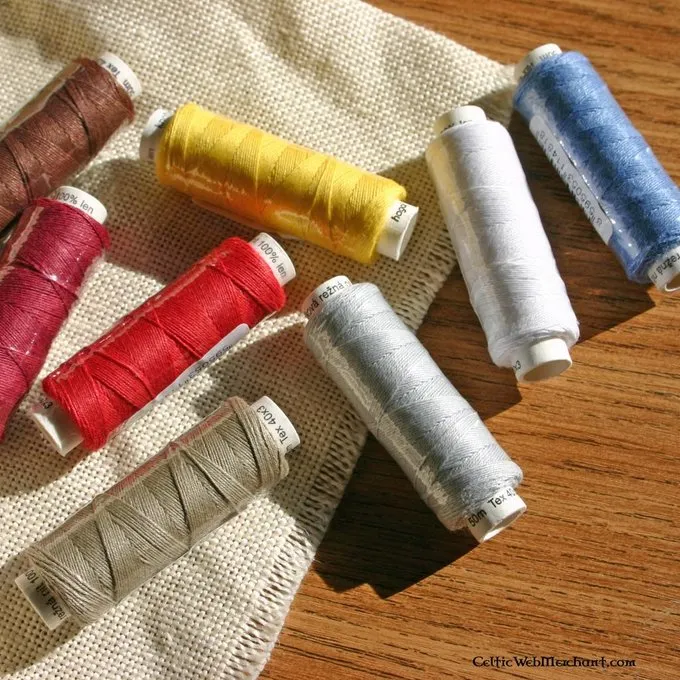 Leinengarnimporte Rot, 50 M 2 Leinengarnimporte Rot, 50 M – Bild 2