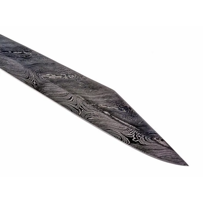 Seax Klinge Jorvik, Damaskus 38 Cm 2 Seax Klinge Jorvik, Damaskus 38 Cm – Bild 2